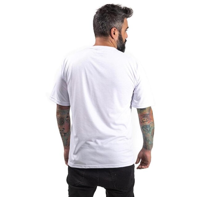 Camiseta Em Malha Pv Lisa Para Personalizar Uniformes