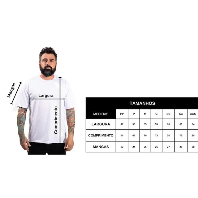 Camiseta Em Malha Pv Lisa Para Personalizar Uniformes