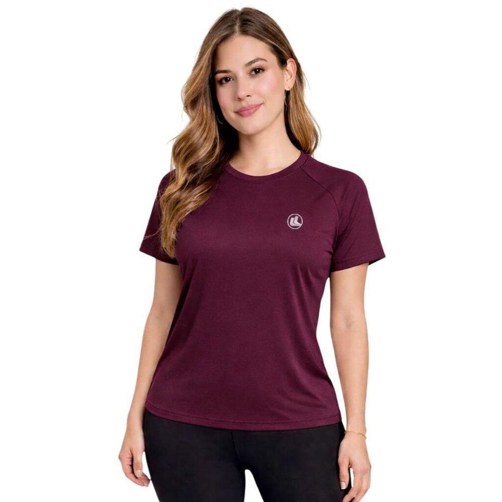 Camiseta Esporte Legal Move Feminina - Bordô G