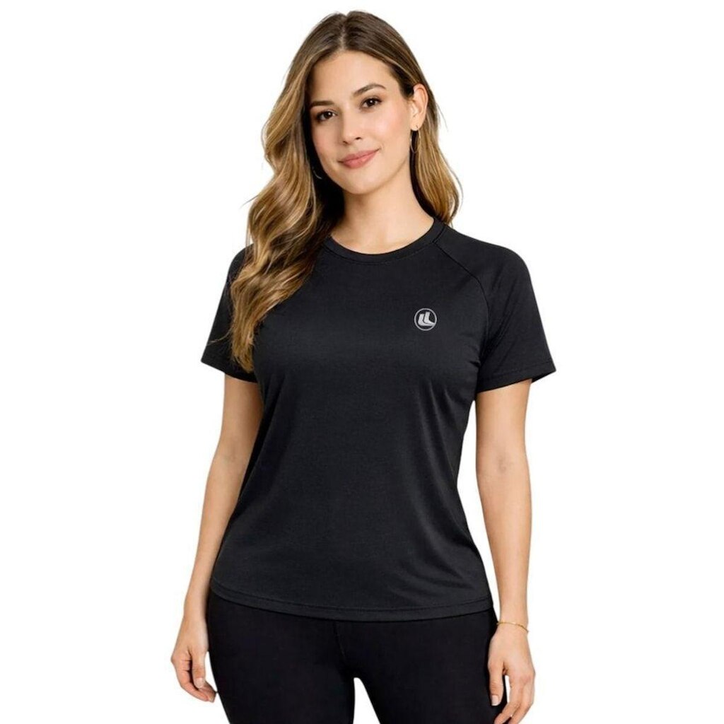 Camiseta Esporte Legal Move Feminina - Preto M