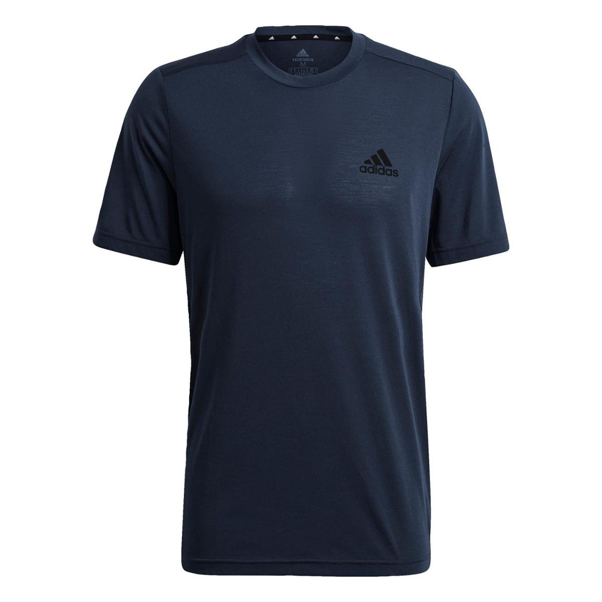 Camiseta Esportiva AEROREADY Designed 2 Move Feelready Adidas - Azul Menor preço em Camiseta Esportiva AEROREADY Designed 2 Move Feelready Adidas - Azul