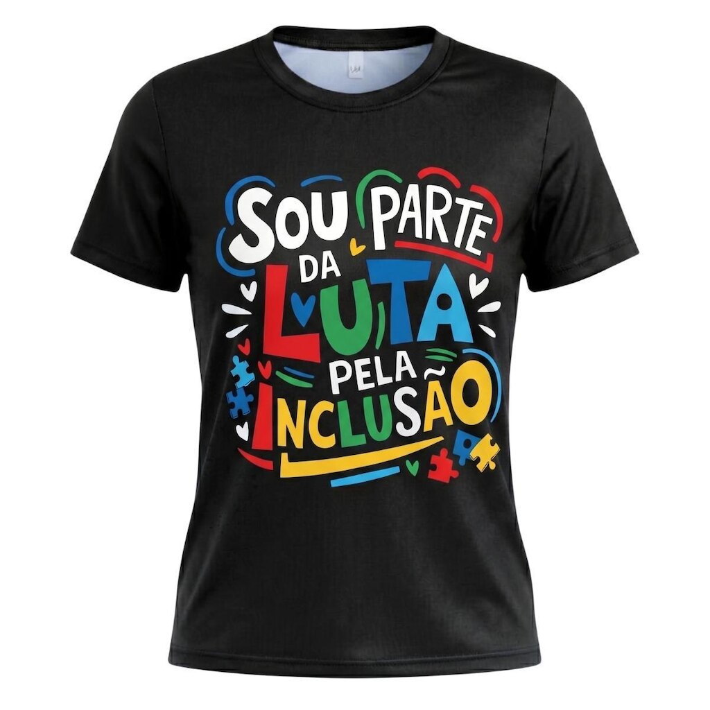 Camiseta Esportiva Feminina Rkc Sports Autismo Sou Parte 29