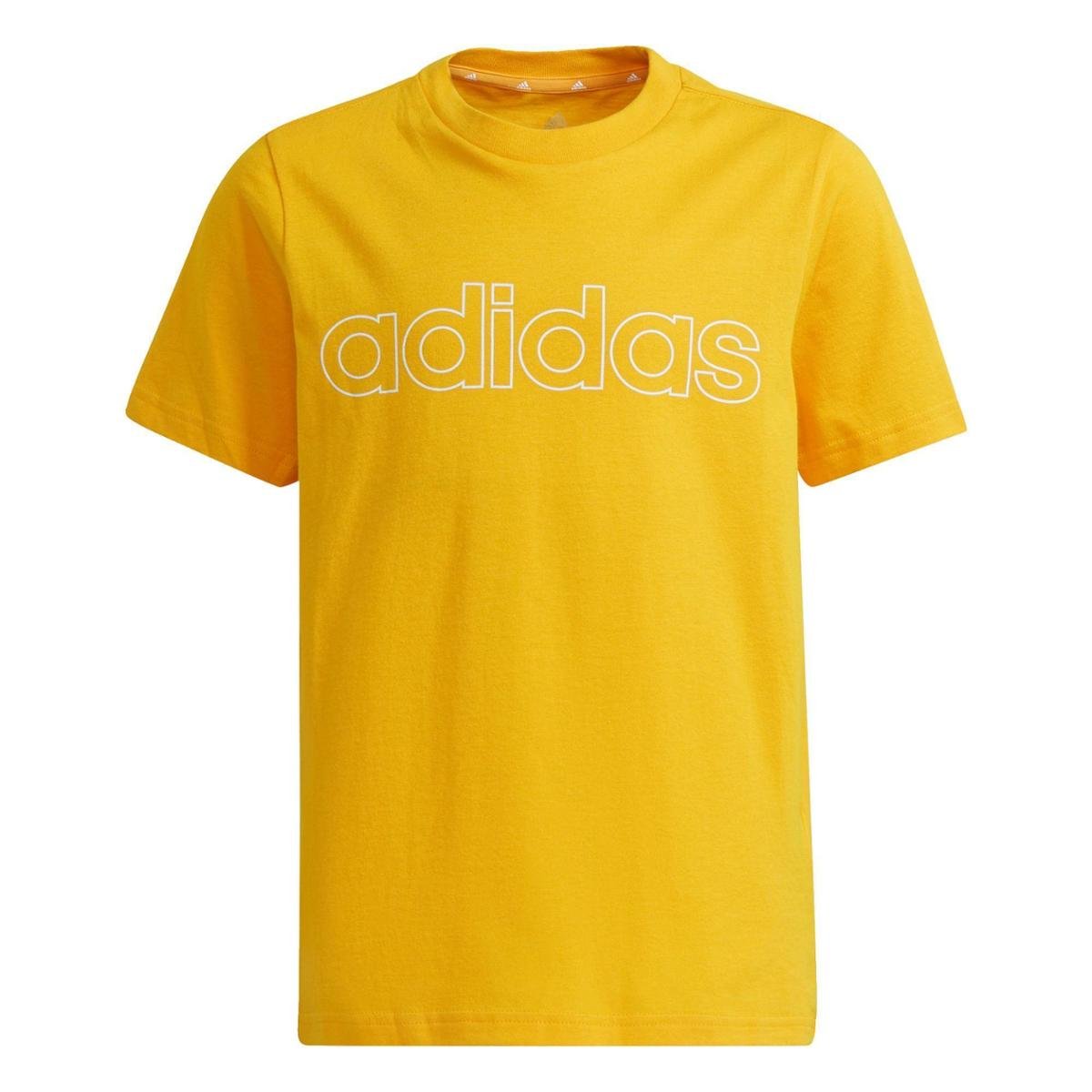 camiseta adidas trefoil amarela