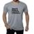Camiseta Estampa Agua Malte Lúpulo Levedura - Cinza