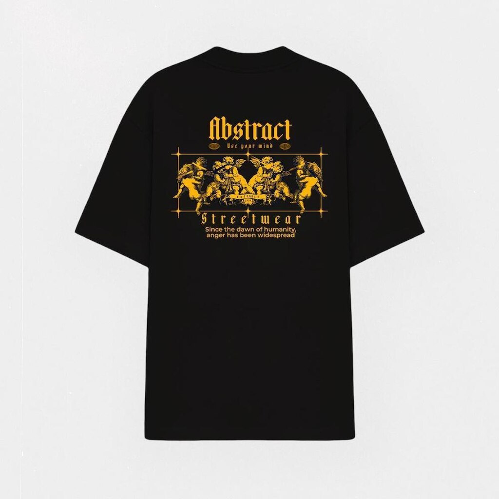 Camiseta Estampada Abstract Streetwear Over Since Dawn Humanity