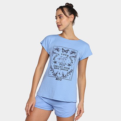 Camiseta Estilo do Corpo Beach Feminina - Feminino
