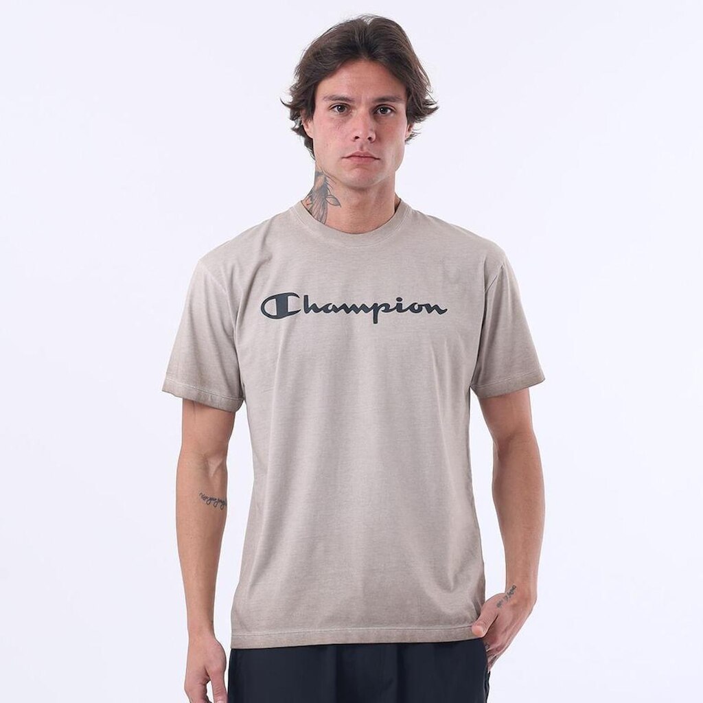 CAMISETA ESTONADA CHAMPION LIFE SCRIPT INK