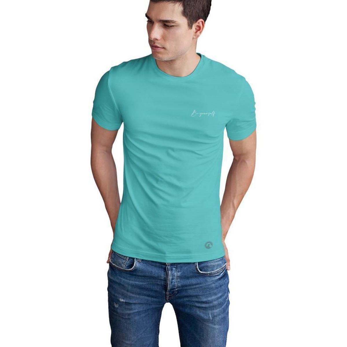 Camiseta Estonada Slim Mayon - Verde Menor preço em Camiseta Estonada Slim Mayon - Verde