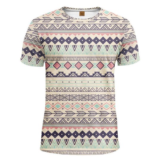 Camiseta Étnica Listrada Tribal Swag Calt Store Masculina Zattini