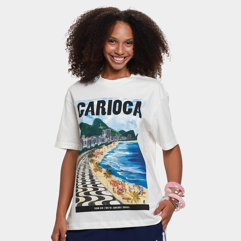 Camiseta Farm Casual Feminina