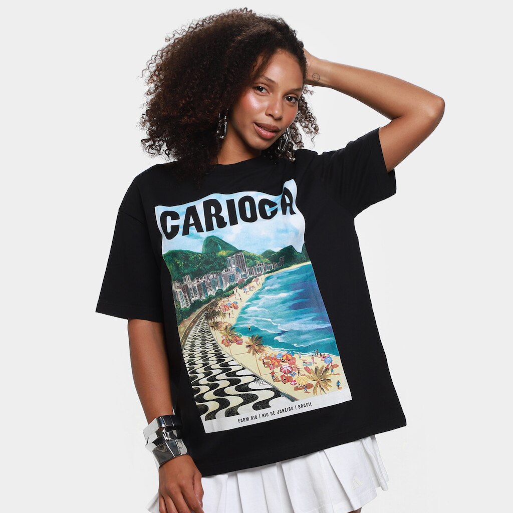Camiseta Farm Casual Feminina