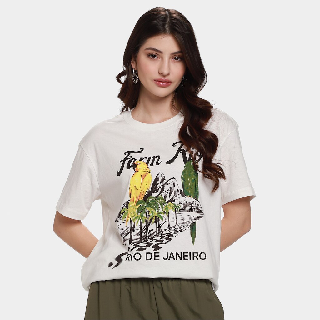 Camiseta Farm  Rio Feminina