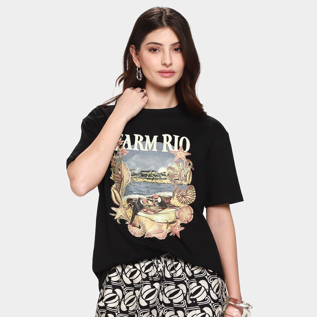 Camiseta Farm  Rio Feminina