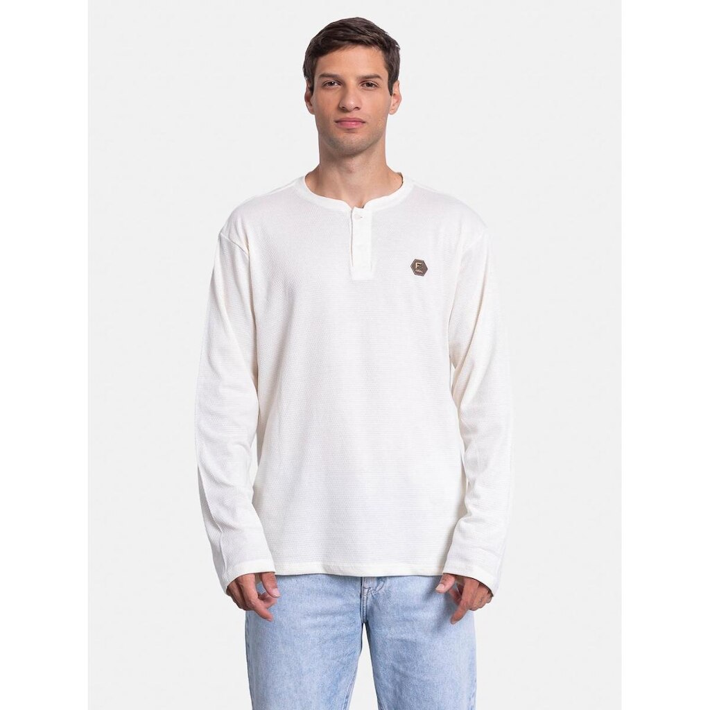 Camiseta Fatal Manga Longa Texturizada Masculino