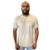 Camiseta Fatal Surf Masculina Estampada Serifa Em Puff - Bege