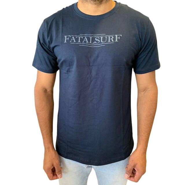 Camiseta Fatal Surf Masculina Estampada Serifa Em Puff