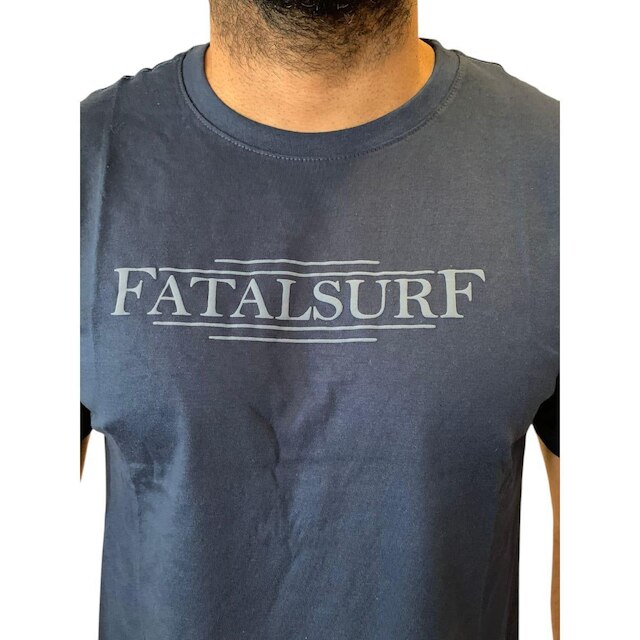 Camiseta Fatal Surf Masculina Estampada Serifa Em Puff