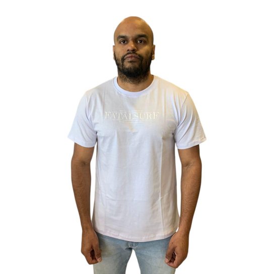 Camiseta Fatal Surf Masculina Estampada Serifa Em Puff