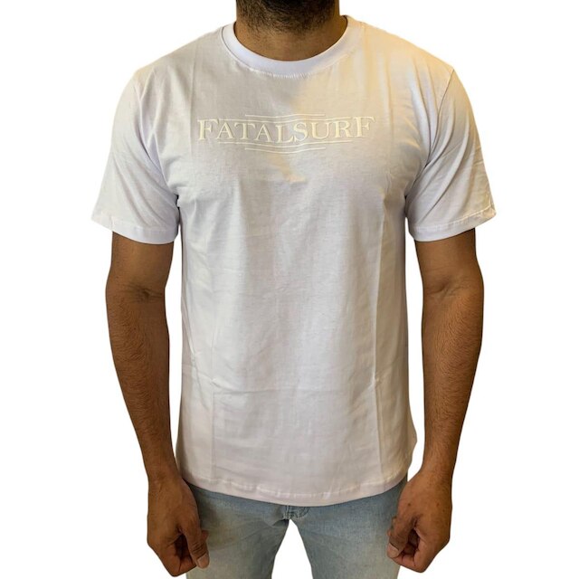 Camiseta Fatal Surf Masculina Estampada Serifa Em Puff