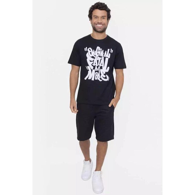 Camiseta Fatal Surf Regular Logo Sil Cotton Original Be More
