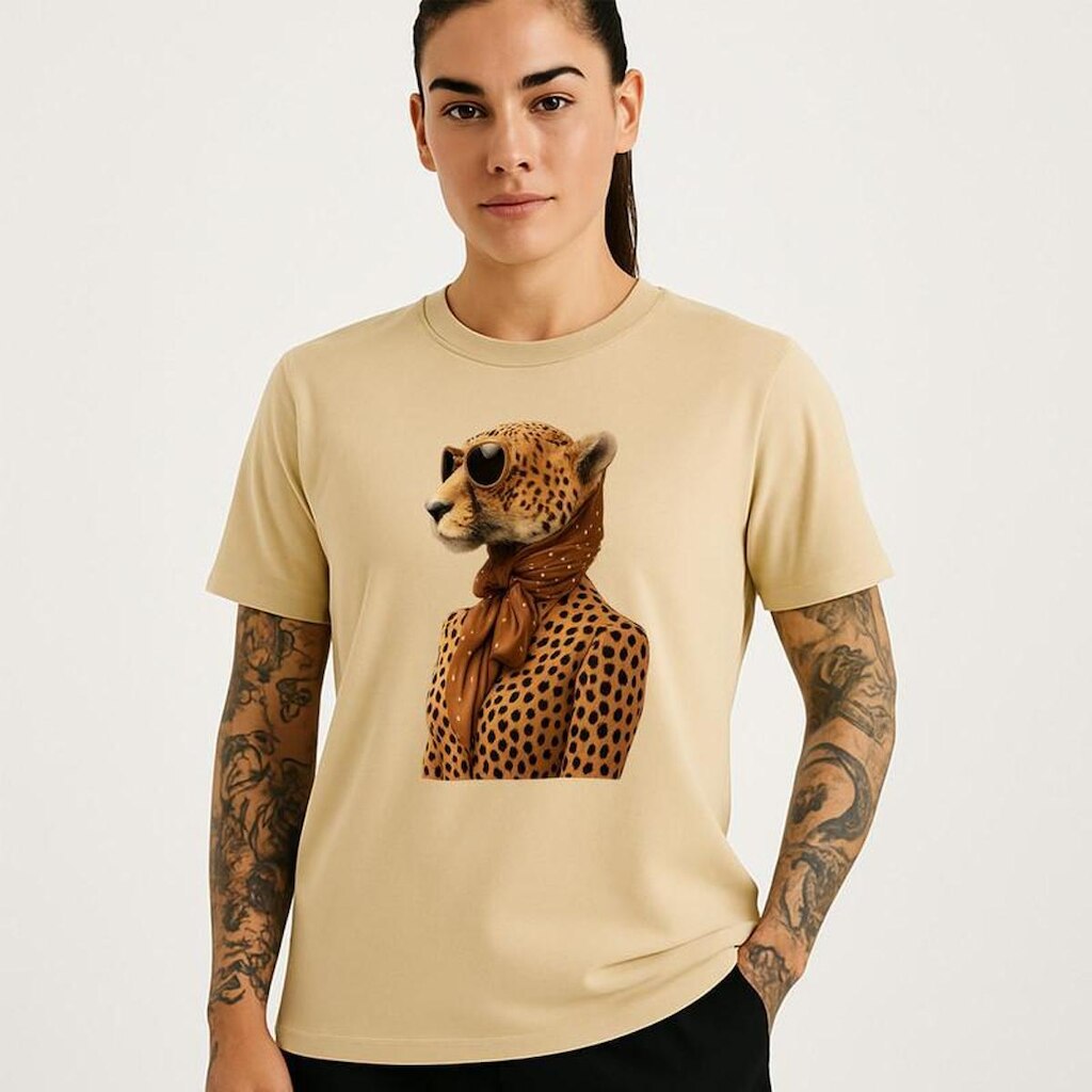 Camiseta Feminina Algodão Premium ONÇA