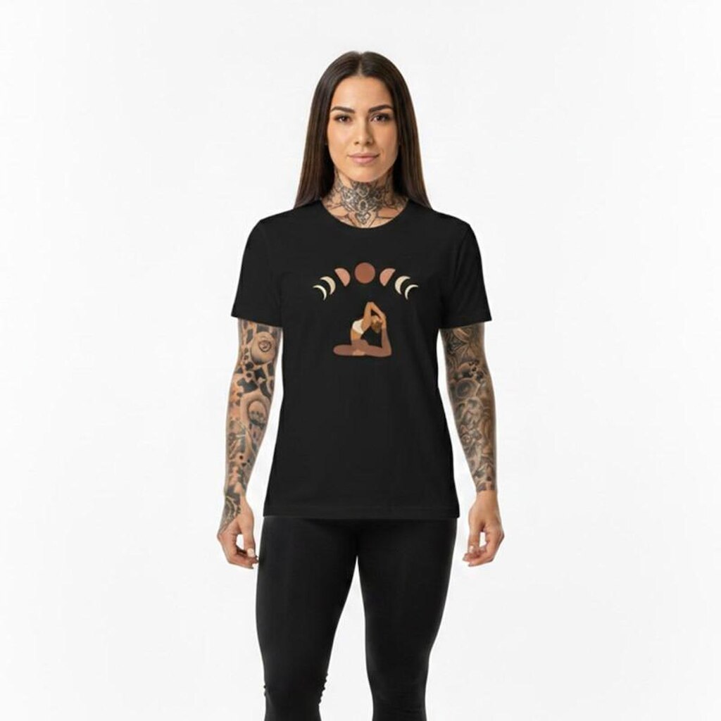 Camiseta Feminina Algodão Premium PILATES LUAS Treino