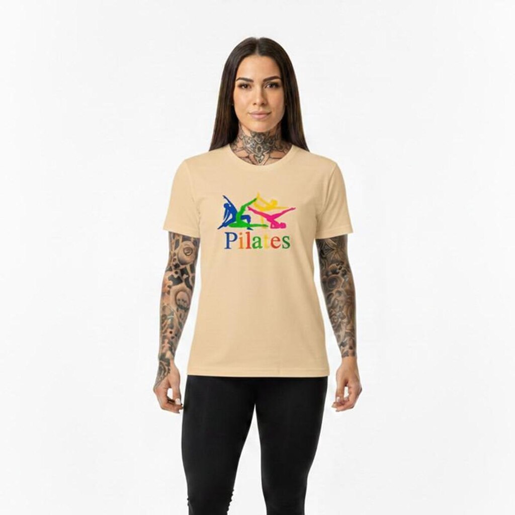 Camiseta Feminina Algodão Premium PILATES Treino