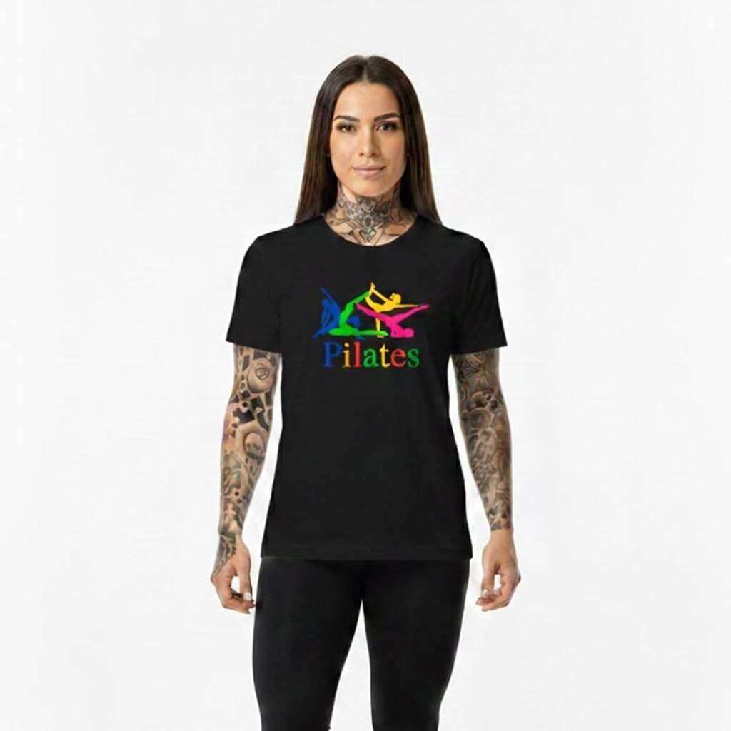 Camiseta Feminina Algodão Premium PILATES Treino