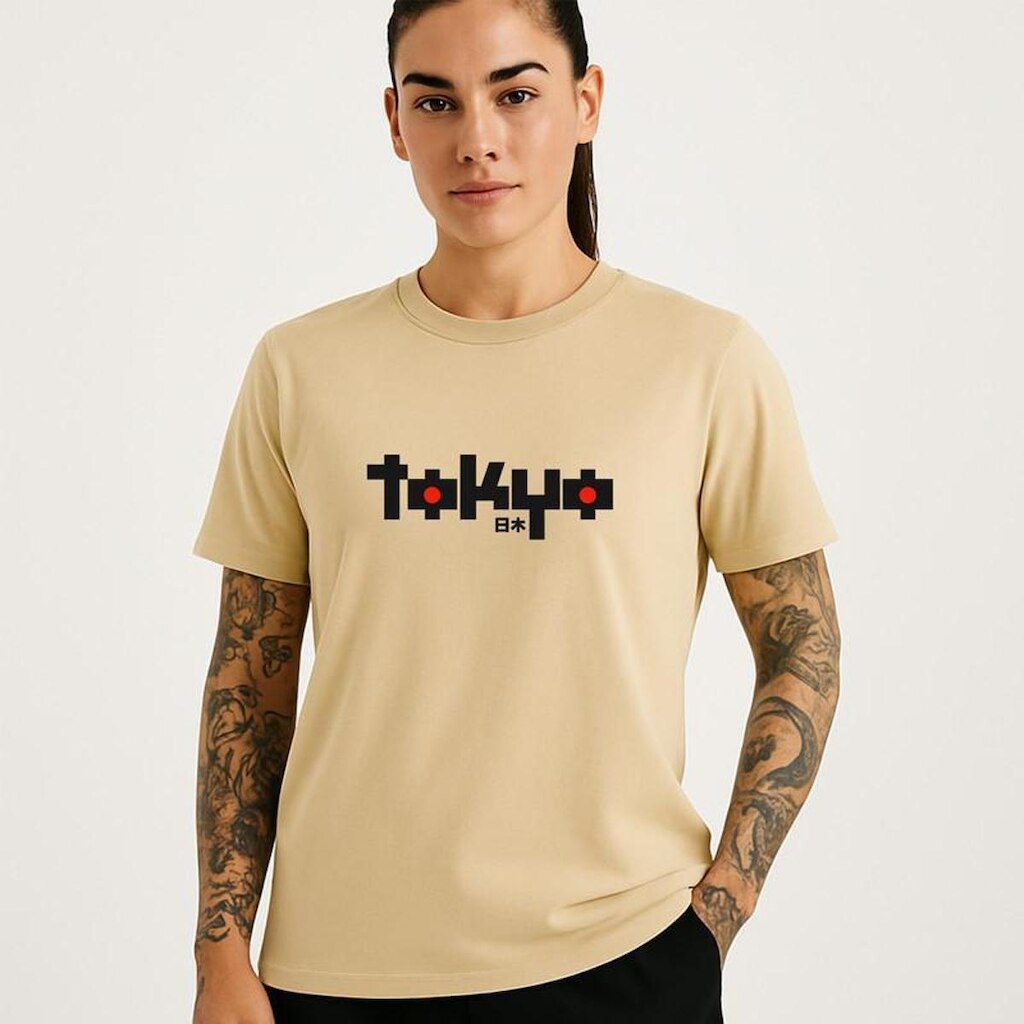 Camiseta Feminina Algodão Premium TOKIO Malha Perfumada