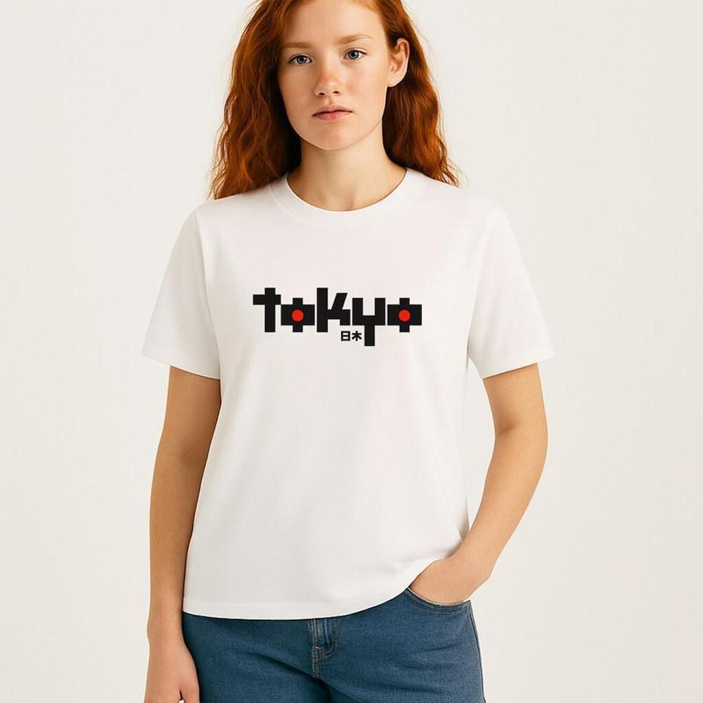 Camiseta Feminina Algodão Premium TOKIO Malha Perfumada