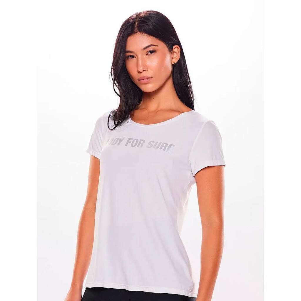 Camiseta Feminina Body For Sure Logo Essentials