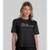 Camiseta Feminina Com Estampa e Rebite Dianna Preto - Preto