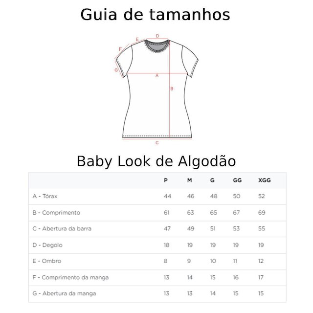 Camiseta Feminina de Algodão Premium Baby Look Básica Lisa