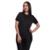 Camiseta Feminina Dry Academia Blusa Manga Curta Proteção UV Treino Corrida Fitness Básica Lisa - Preto