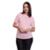 Camiseta Feminina Dry Academia Blusa Manga Curta Proteção UV Treino Corrida Fitness Básica Lisa - Rosa