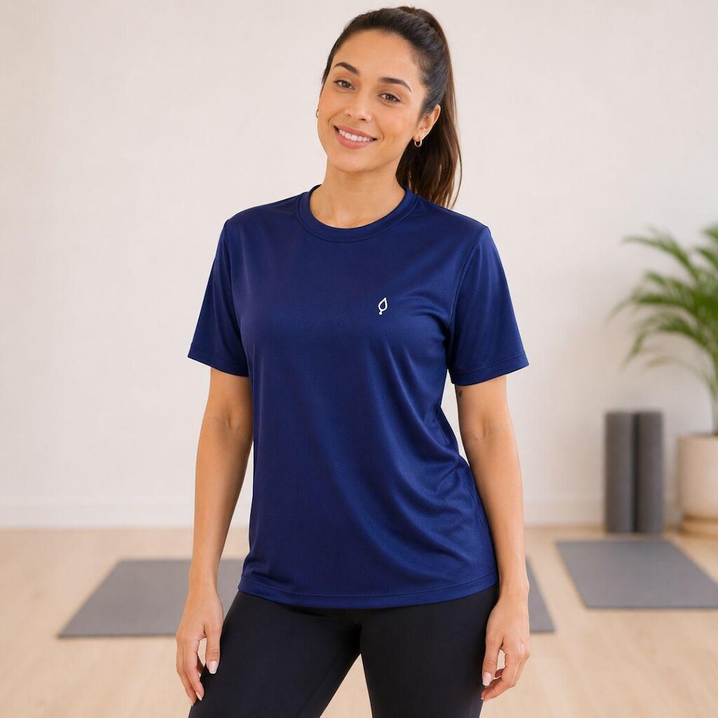 Camiseta Feminina Dry Manga Curta Treino Academia Blusa