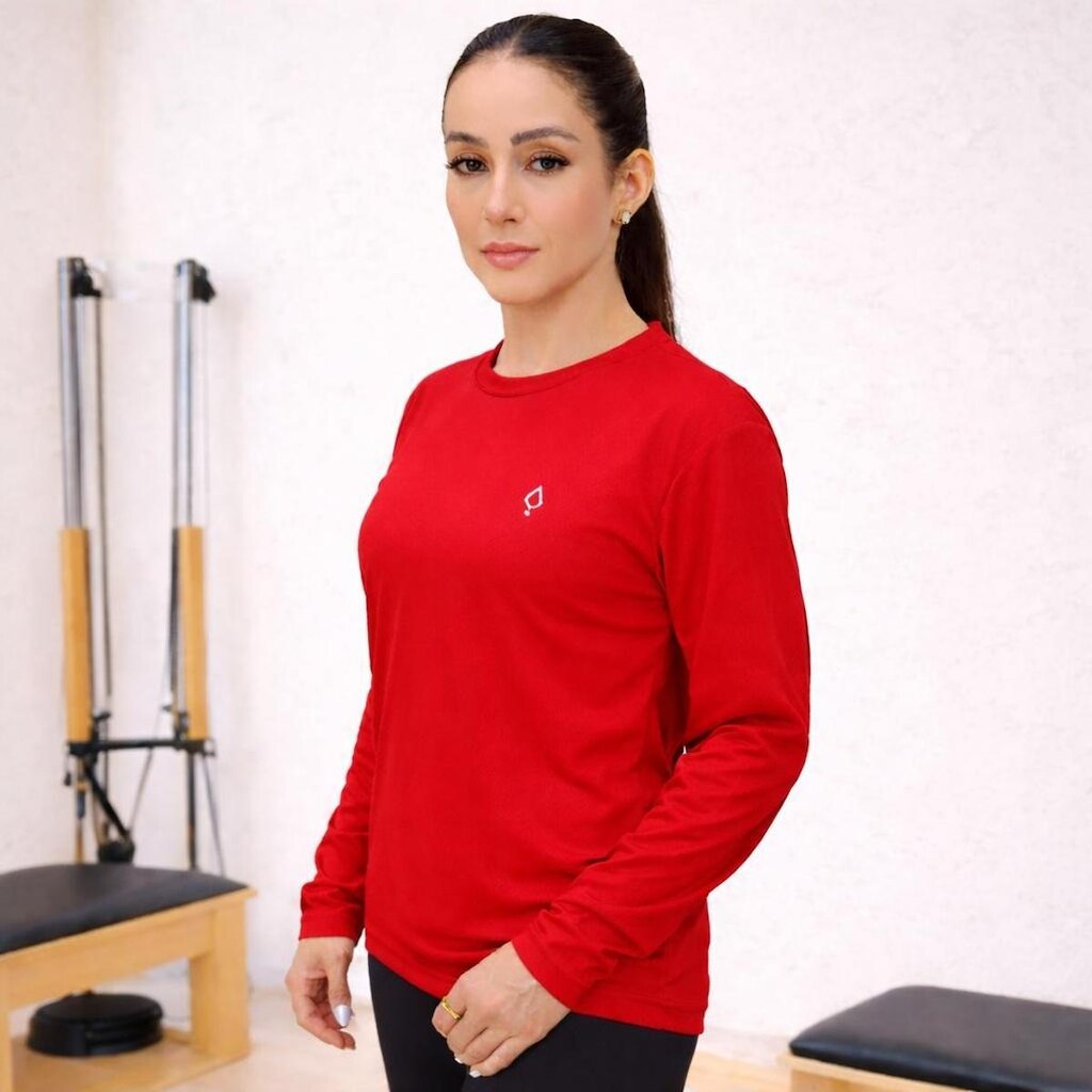 Camiseta Feminina Dry Manga Longa Treino Academia Blusa
