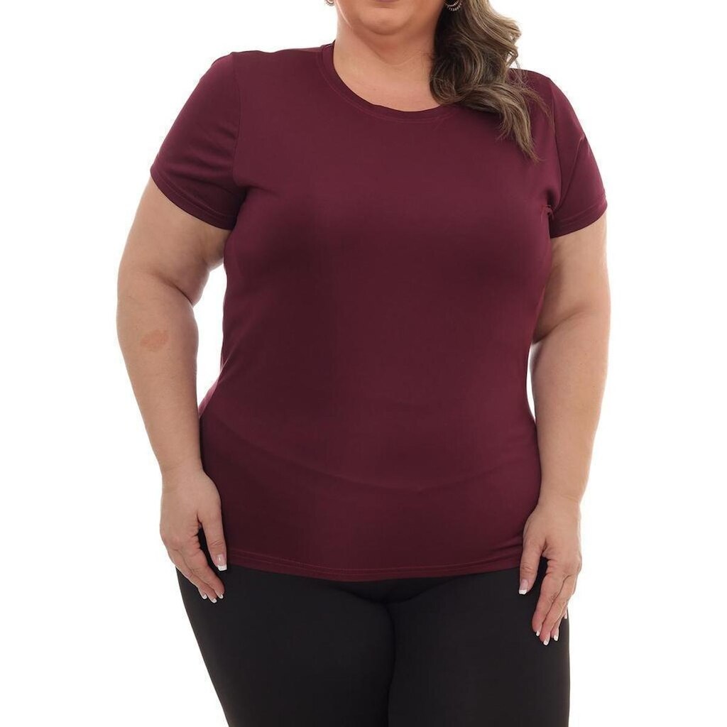 Camiseta Feminina Dry Plus Size Poliester Academia