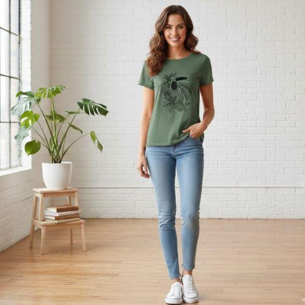 Camiseta Feminina Estampada Malwee