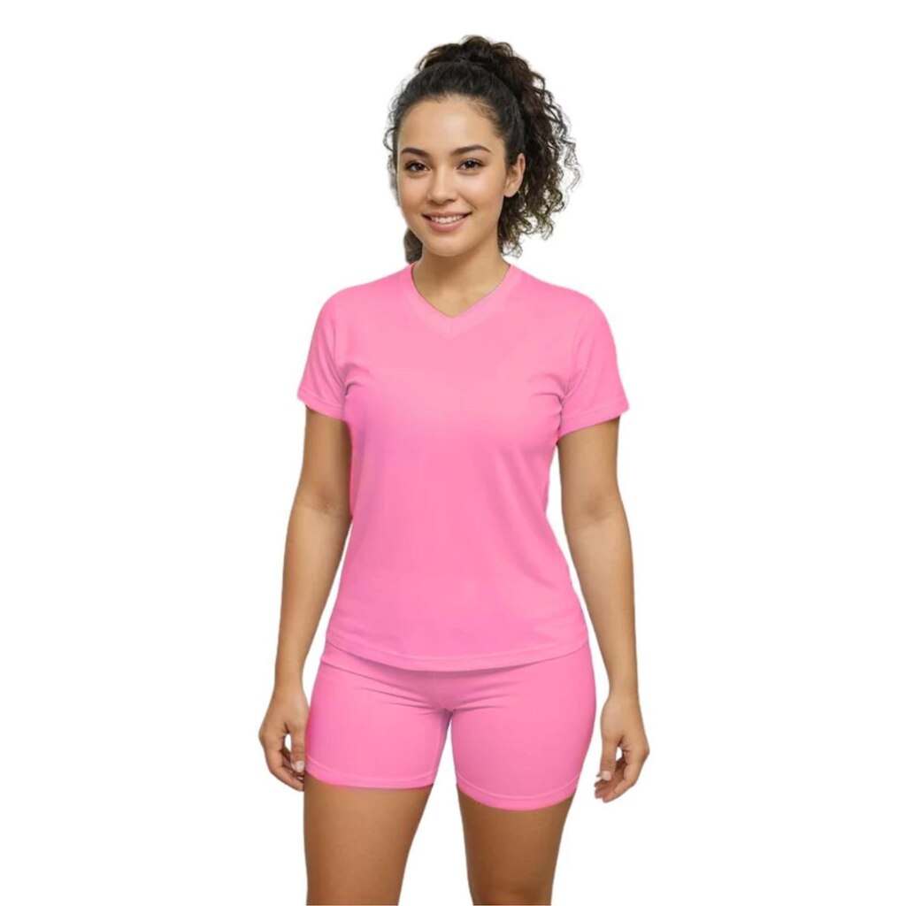 Camiseta Feminina Manga Curta Dry Fitness Academia