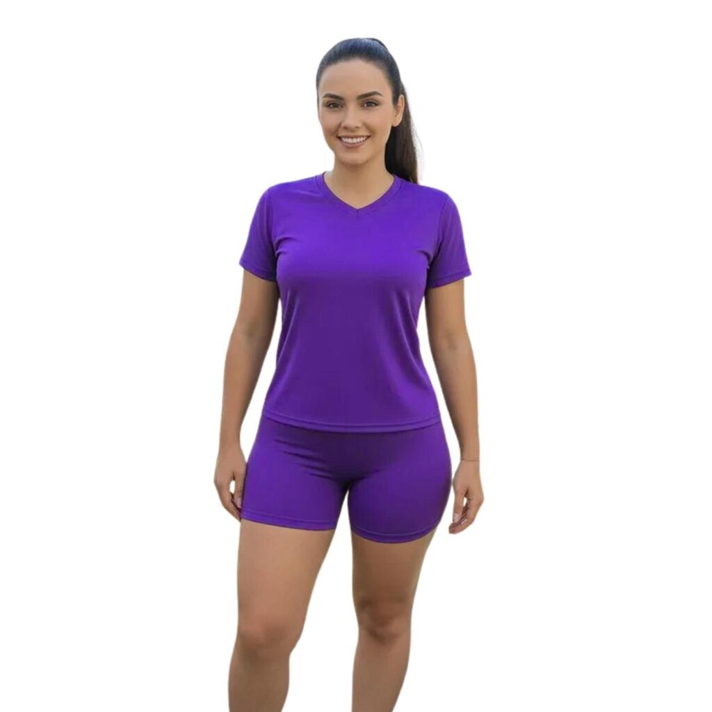 Camiseta Feminina Manga Curta Dry Fitness Academia