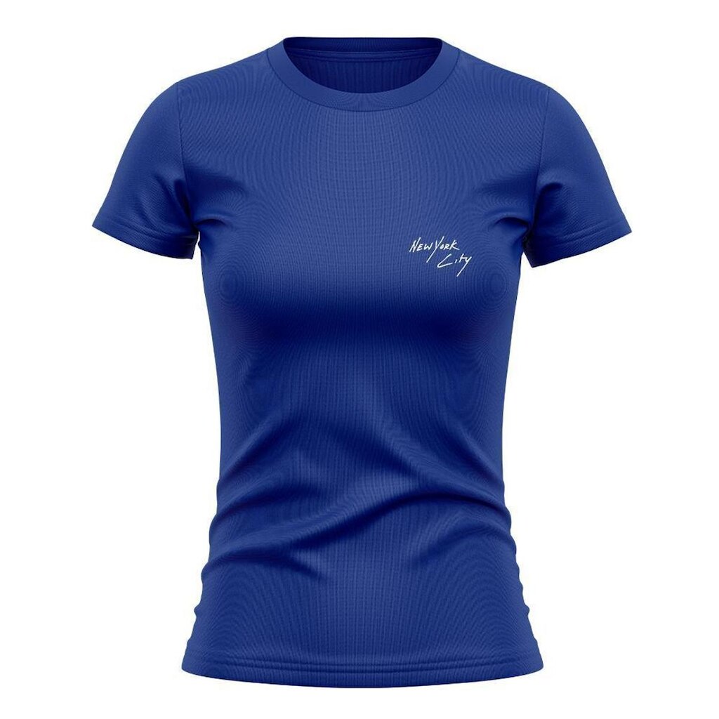 Camiseta Feminina Manga Curta Proteção Solar UV Estampada New York City