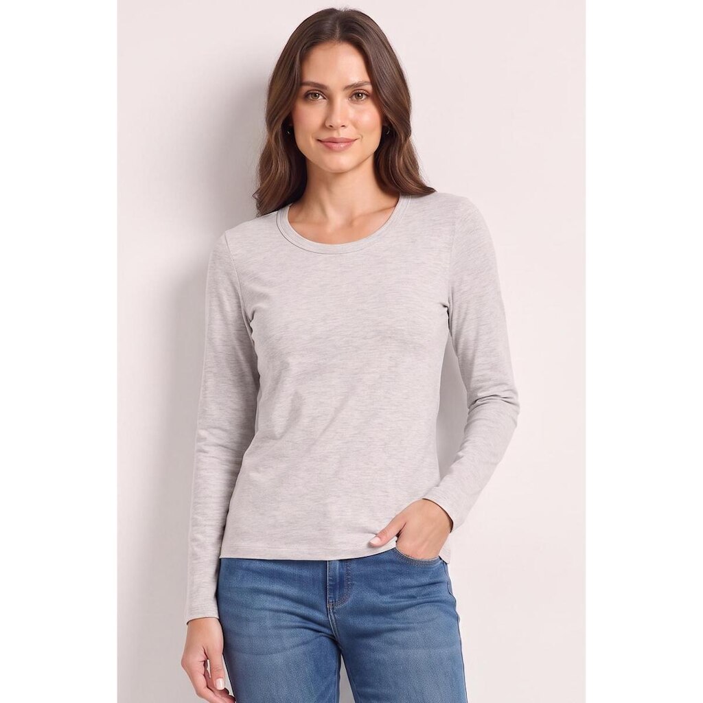 Camiseta Feminina Manga Longa Polo Wear