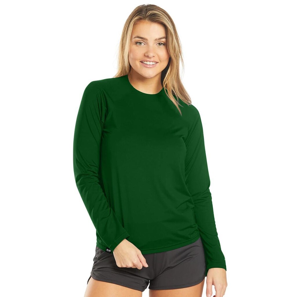 Camiseta Feminina Manga Longa UV Conforto Slim Fitness