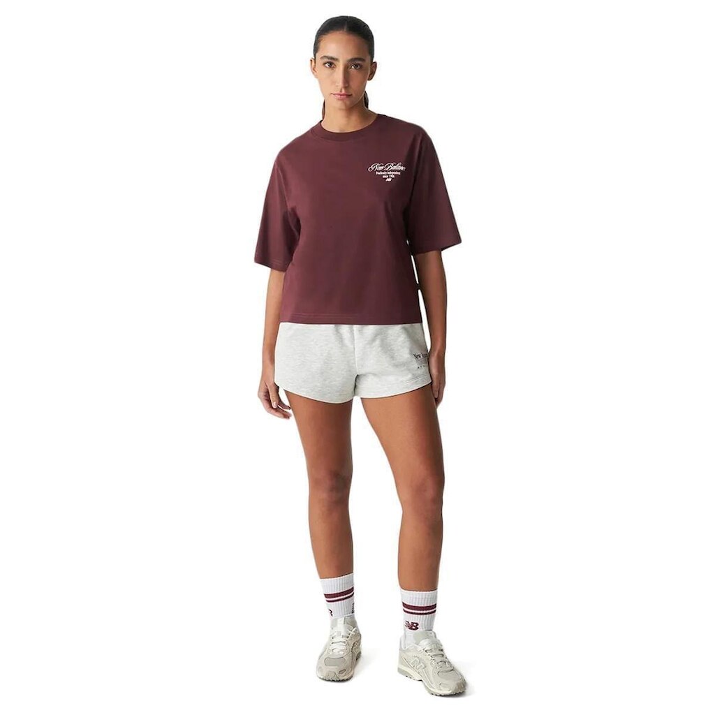 Camiseta Feminina New Balance Pressed Flowers Relaxed