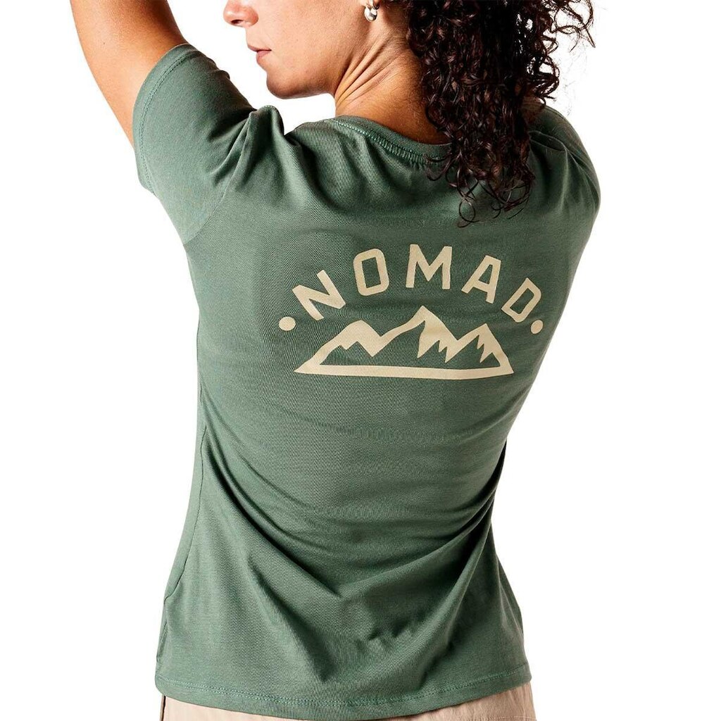 Camiseta Feminina Nomad Green Hill Alodão Outdoor MTB