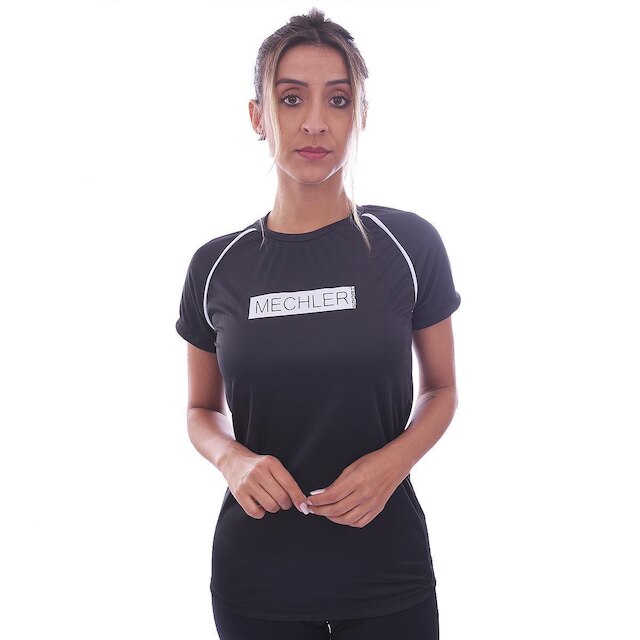 Camiseta Feminina Raglan Proteção UV 50 Academia Verão Adulto Esporte Mechler