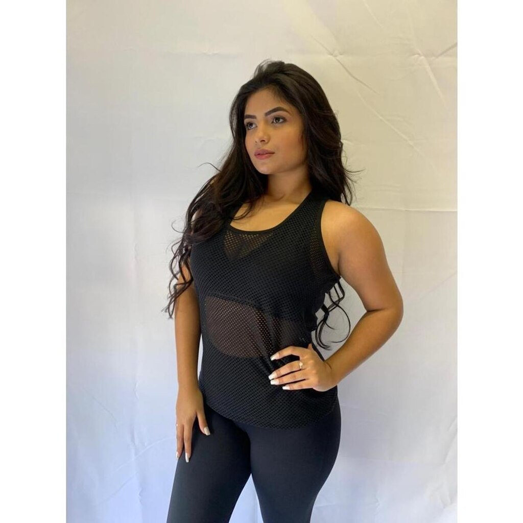 camiseta feminina regata tela blusa para treino