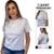 Camiseta Feminina T-Shirt Básica Lisa Premium Valansuelo - Branco