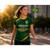 Camiseta Feminina T Shirt Basil Comemorativa Orgulho de ser Brasileiro - Verde